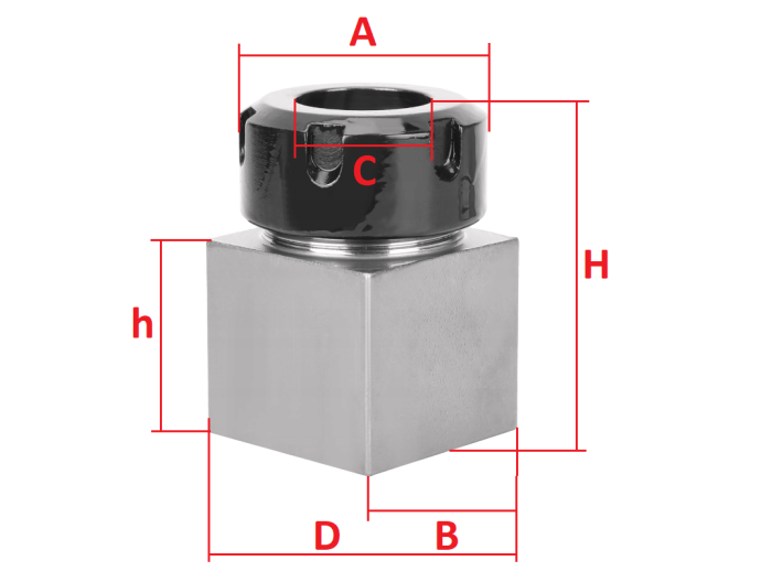 Втулка цанговая квадратная ER40