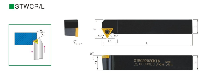 Резец наружного точения STWCR1212H11