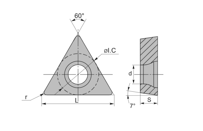 Пластина TCMT110208 LY7010