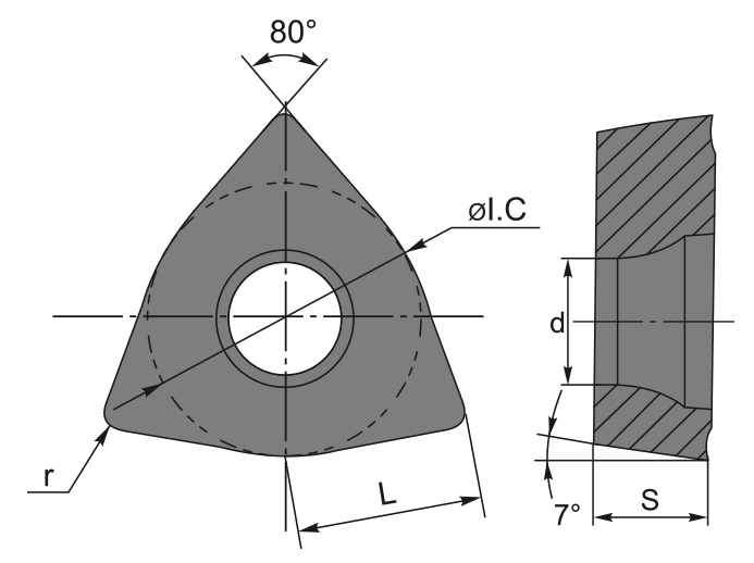 Пластина WNMU040304EM-GM LY7010